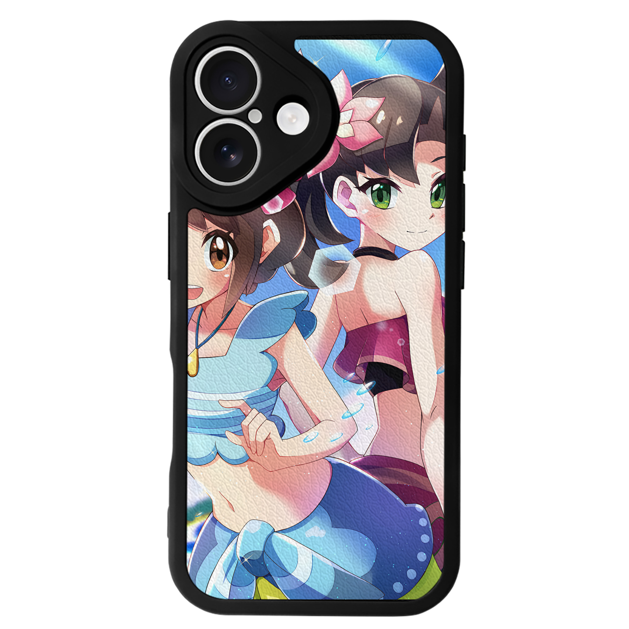 （画像用） ポケットモンスター Pokémon 【iPhone 16シリーズ対応】シリコンスマホケース（レザー調） 材質：シリコン